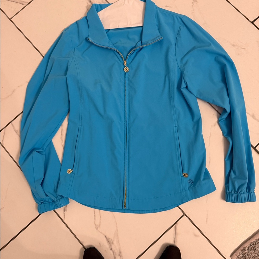 Lilly Pulitzer Vibrant Blue Luxletic Jacket